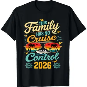 Men's family cruise vacation humor Graphic T-Shirt - Short Sleeve Crew Neck Regular Fit Casual Wear | Soft & Breathable Fabric, Durable Print, Everyday Comfort, Machine Washable