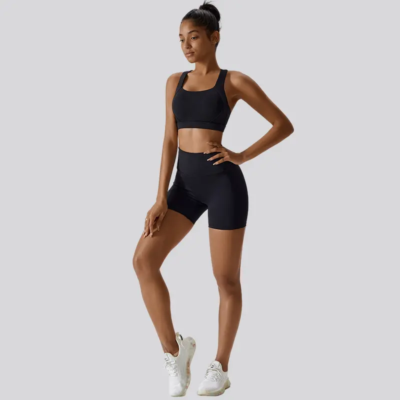 Shorts+Bra Mystery Black