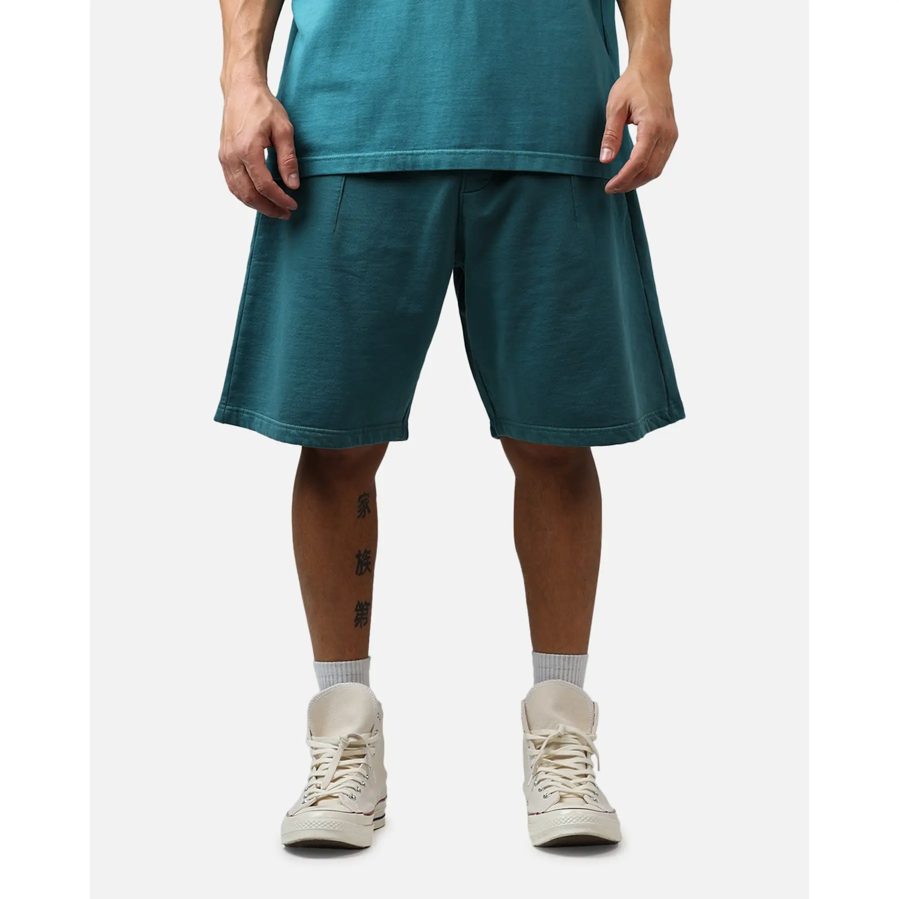 American Thrift Fleece Shorts Washed Teal