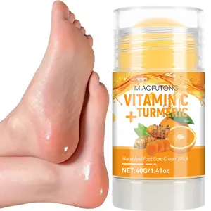Turmeric Vitamin C Moisturizing Hand & Foot Stick, Heel Balm, Foot Cream, Intensive Foot Care, Cracked Skin Care, Hand & Elbow Hydrating Lotion