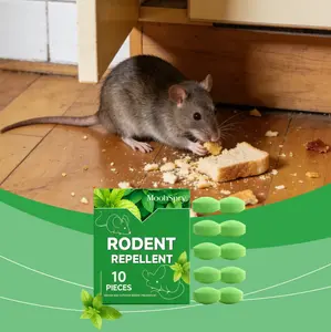 30-Pack Natural Rodent Repellent Balls for Indoors - Peppermint Oil Mice Repellent for House, Kitchen, Garage, Attic - Safe for Pets & Kids - Effective Mouse & Rat Control Solution