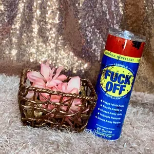 F@ck off Spray 20 oz stainless steel tumbler