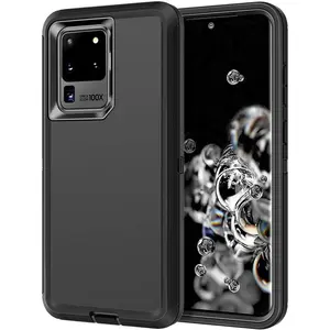 Entronix Case for Galaxy S20 Ultra - Heavy Duty, Triple Layer Protection Cover Protective