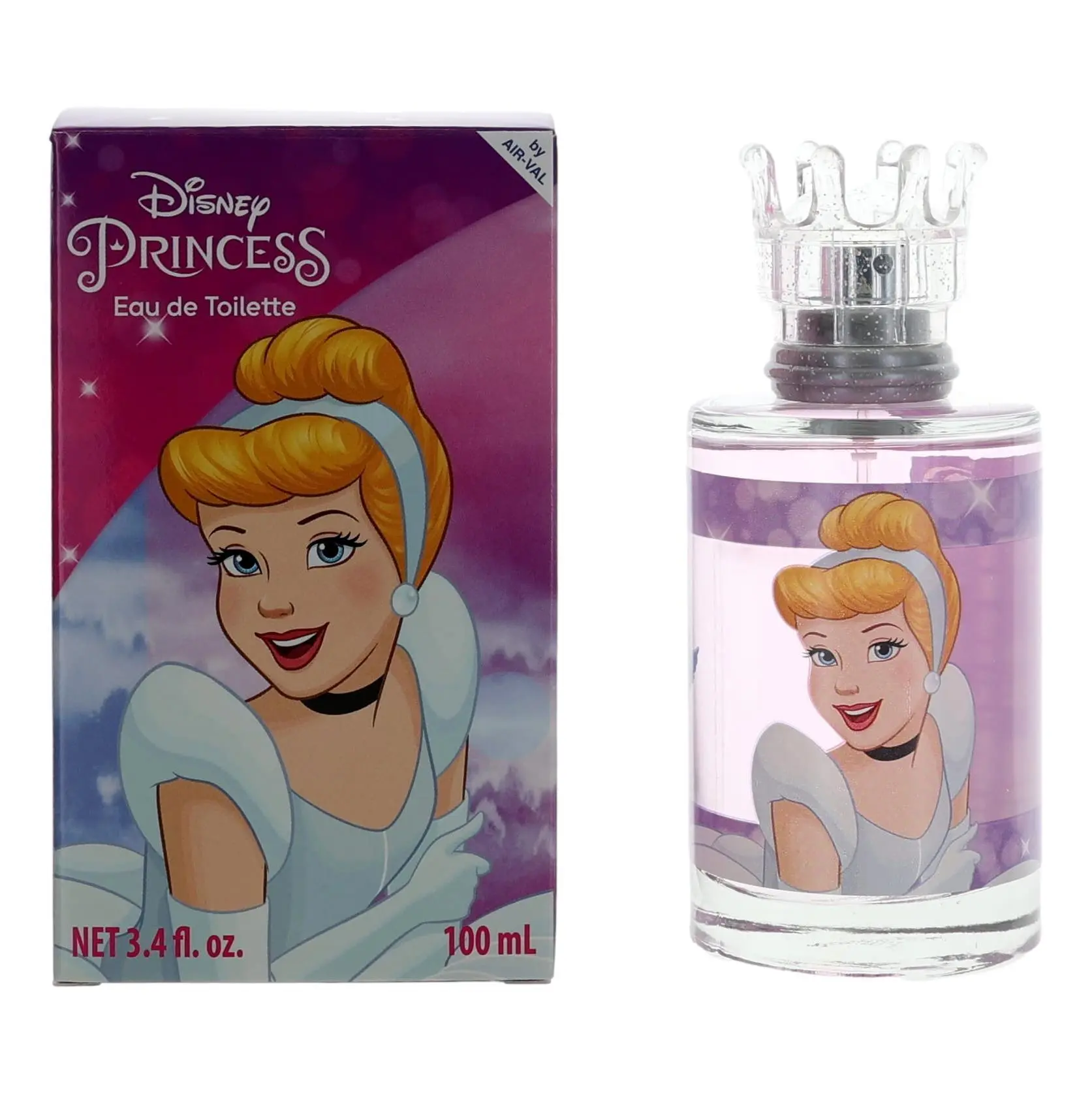 Disney Women's Princess Cinderella 3.4 fl oz (3 to 3.9 fl oz range) EDT Liquid Fragrance Bottle - Spain Sourced, 6pcs ByBox (126607)
