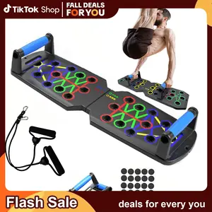 Push up Board, Push-up Board Training Set,128 Holes Home Push-up Training Board, Pull Bar, Chest Muscle Abdominal Muscle Training Equipment for Men & Women, Fitness Enthusiasts, Upper Body Strength, Portable Design, Ab Workout Machine