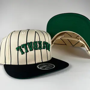 Baseball Stripe Vintage Embroidered Trucker Hat