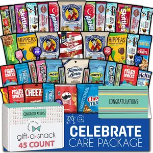 Gift A Snack Assorted Healthy Treats Multipack Granola Bars Chips Candies & More Perfect for Gifting & Care Packages HealthySnacking SnackGiftBox CarePackage US Combo