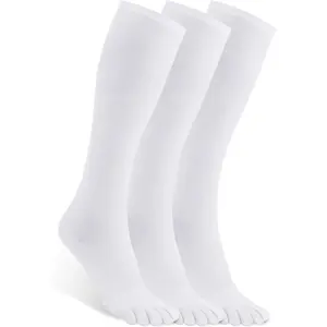 Toe Compression Socks – Knee High Socks, Support for Running & Travel,for Women & Men