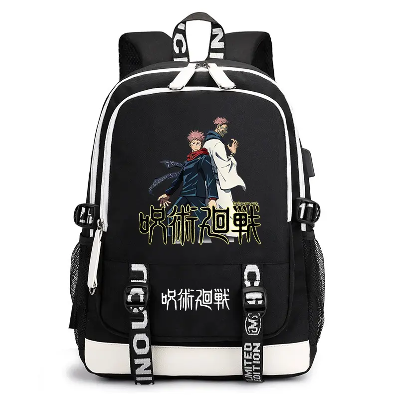 Japanese Manga Themed Backpack, Satoru Printed Fashion Backpack, Lightweight Water Resistant Backpack for School Travel Outdoor, Gift for Anime Lovers