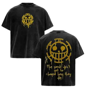 The Weak Don’t Get To Choose How They Die Premium Cotton Tee – Vintage Washed Graphic T-Shirt, Oversized Streetwear Design, Dark Quote Survival Mindset Shirt