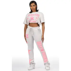 Chavonne Grey T-Shirt Trackset