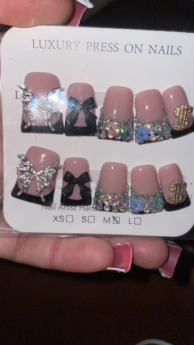Item: M, Duck Nails 30Pcs(3Sets)