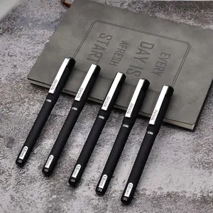 1.0mm Black Ink Gel Pen, Large Capacity Gel Pen, Writing Pen for Office School Student, Smooth Writing Pens, Stationery Supplies, Rollerball Pen Set