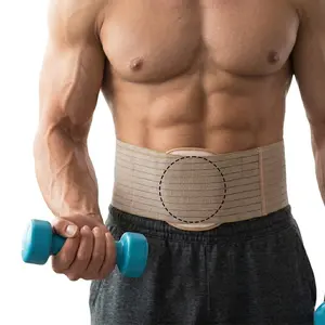 Adult Hernia Belt,Breathable Belly Button Hernia Support Brace With Compression Pad for Small Intestine Gas and Indirect Hernia