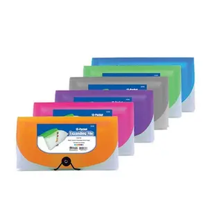 212 MAIN 13-Pocket Check Size Poly Expanding File Folder, Pack of 24, Office Filing Supplies, Storage, Paper Organizers