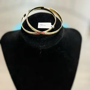 Arracadas extra grandes en oro de 14k