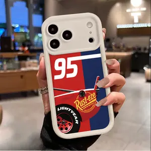 Vintage Racer No. 95 Style Phone Case for iPhone 17 AIR 17 PRO 16 PRO 15  PRO MAX  14 PLUS 13 PRO 12 11 PRO XS MAX X XR Samsung Galaxy S25 Ultra S24 S23 S22 Plus Shockproof Protective Cover Full Protection Anti-Drop
