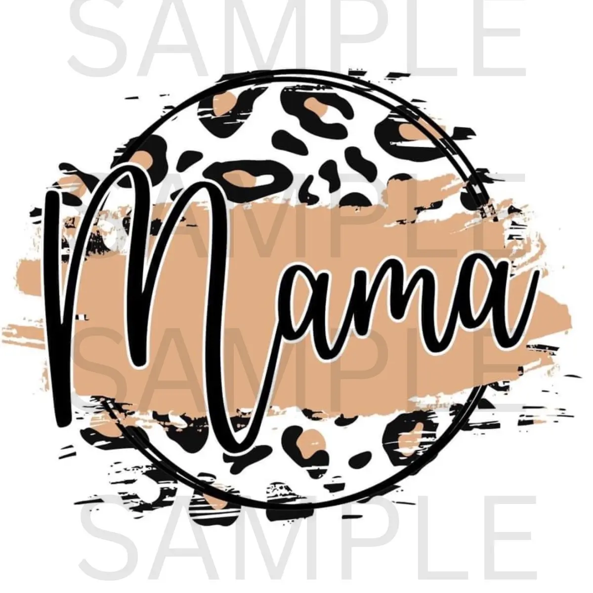 Cheetah Momma Sublimation Print valentine day