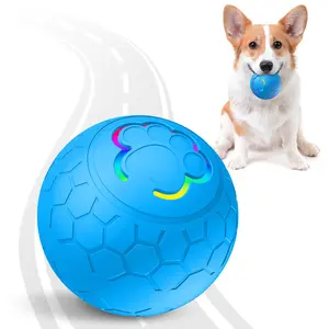 Interactive Dog Toys Dog Ball,Auto Bouncing Rotating Ball, Moving Pet Toys for Small Dogs 20 lbs (Size Small - 2.2-inch Diameter) Fun Gift for Boredom,USB Rechargeable(Blue)