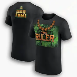 Oba Femi The Ruler Graphic Tee, Dominant Wrestling Streetwear Style, Casual Outfit Gift for WWE Fans