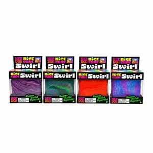 Schylling NeeDoh Nice Cube Swirl, Sensory Fidget Toy for Stress Relief and Focus