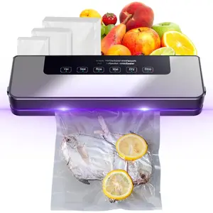 Vacuum Sealer for  -  Saver Vacuum Sealer Machine with Bag, -Compact Multi-Functional  Suction Automatic Sealing & Dry & Moist Modes Ideal for  Kitchen Use
