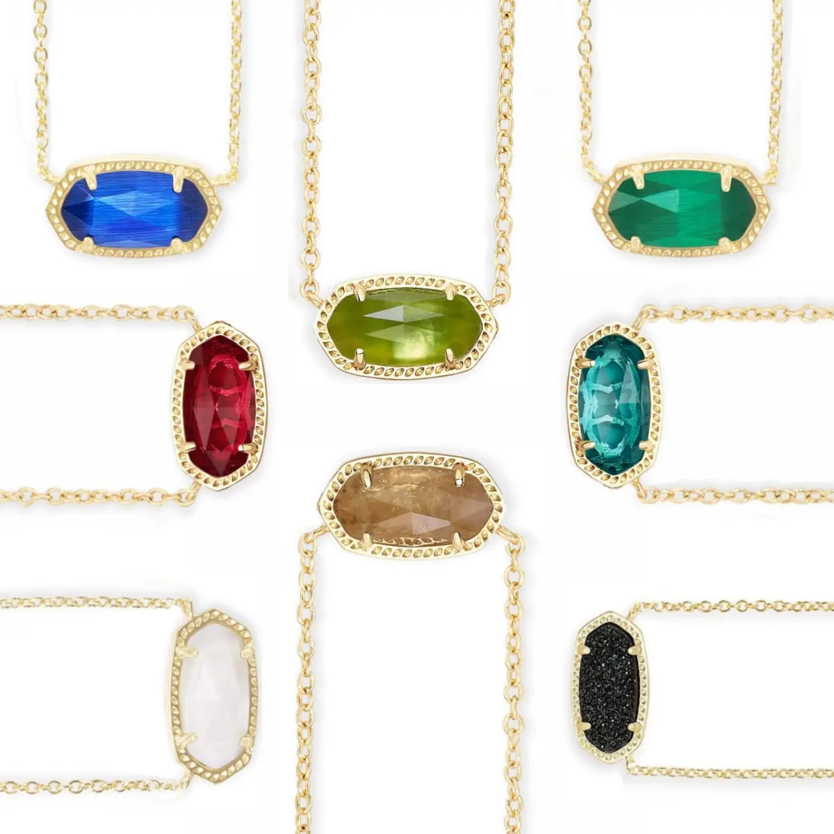 Kendra Scott Elisa Pendant Necklace for Women, Fashion Jewelry, 14k Gold-Plated