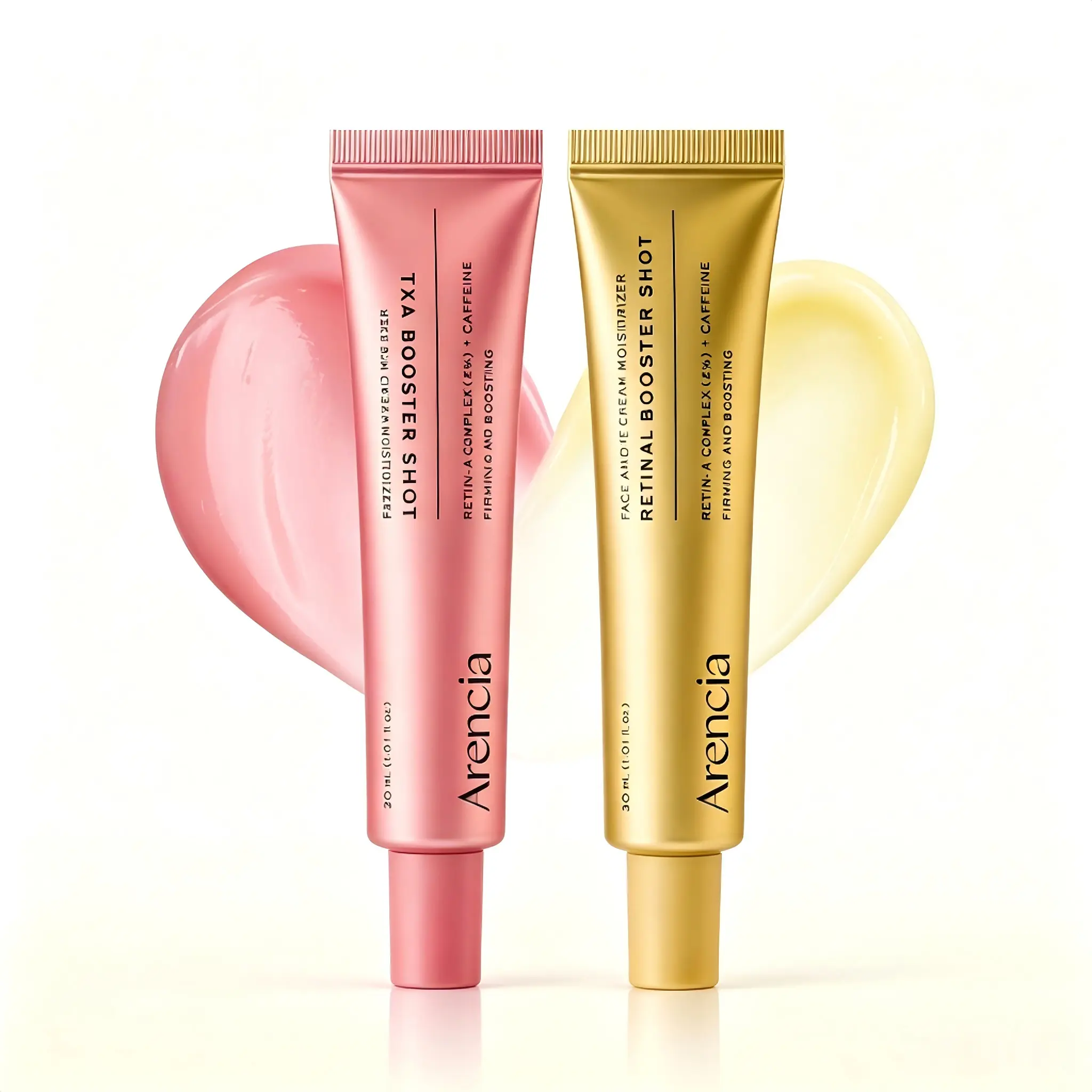 Arencia Vitamin C and Retinal Booster Shot Duo - for Dark-spot care and Tightening Fine Lines, Pore, Wrinkles - Gift Set