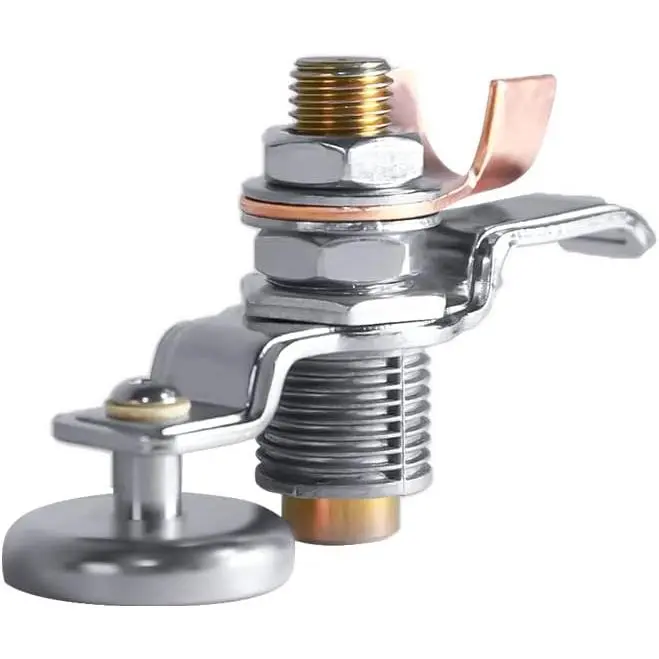 Rare Earth Welding Ground Clamp, 600A Welder Accessory with Spark-Free Design & Spring Handle, 150LBS Capacity