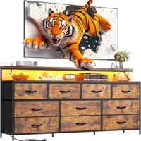 Brown-10 Drawer(Long)