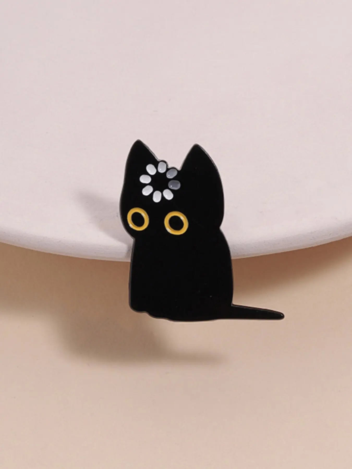 Cute Cat Enamel Brooch, Fun Cartoon Animal Pin, Fashion Lapel Pin, Collar Badge, Backpack Accessory, Gift for Friends, Unique Jewelry, Alloy Brooch Pin, Brooch Pin Clip