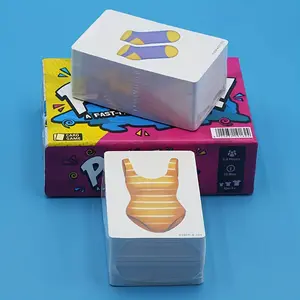 Fast-Paced Family Party Card Game, Interactive Board Game for 2-8 Players, Durable Paperboard, Includes Cards, Perfect for Holiday Parties, Family Fun Game