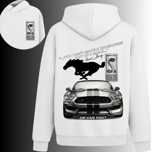 You Cant Make A Racehorse Out Of A Mule Shelby GT350 Hoodie, 2 Sides, V8 Engine Street Racing Hooded Sweatshirt
