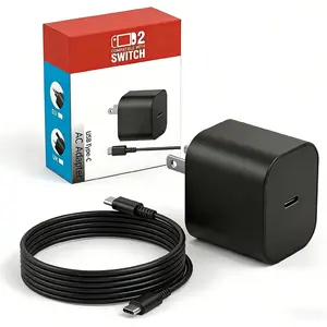 2 Charger, 60W PD3.0  Charger Power Adapter for   2, Portable Swit ch Charger with 6FT USB C  for OLED/Lite/Steam Deck, Support 4K TV Mode