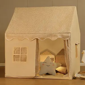Kids' Indoor Play Tent Playhouse Toy for Boys And Girls Princess Castle Small House Outdoor Toddler Playhouse
