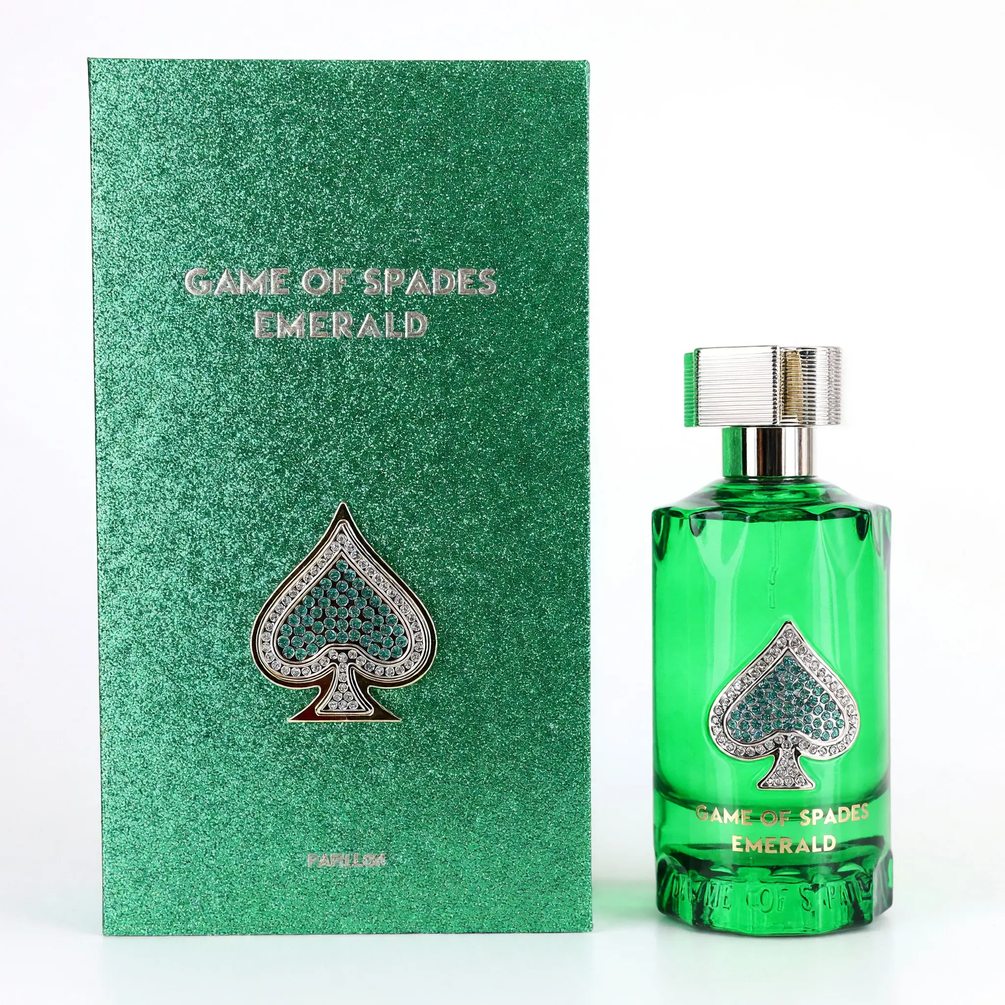 Game of Spades Emerald by Jo Milano - 3oz Full Sized Unisex Parfum Spray, Spray-Based Unisex Fragrance Beauty Product with Aromatic & Distinctive Scent, Aromatic Fragrance