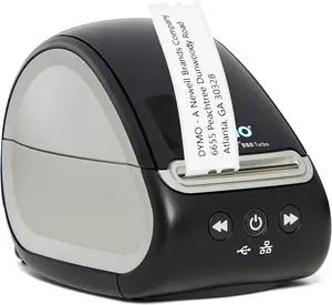 DYMO LabelWriter 550 Turbo Direct Thermal Printer - High-Speed Printing, Automatic Recognition, USB/LAN Connectivity, Supports Multiple Label Types