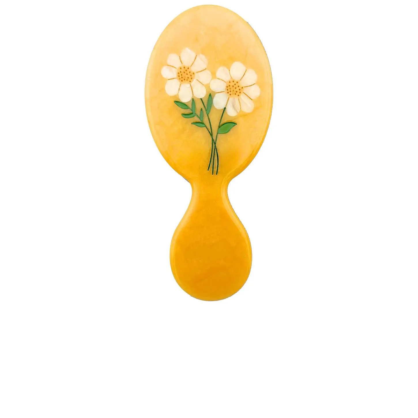 Solar Eclipse Hand-painted Vintage Daisy Handbag Hero Brush