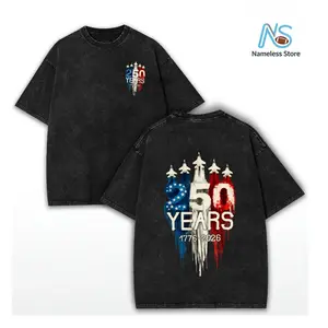 washed Cotton Fighter Jets 250 Years Shirt Comfort Colors, Trendy Men's Patriotic Tshirt