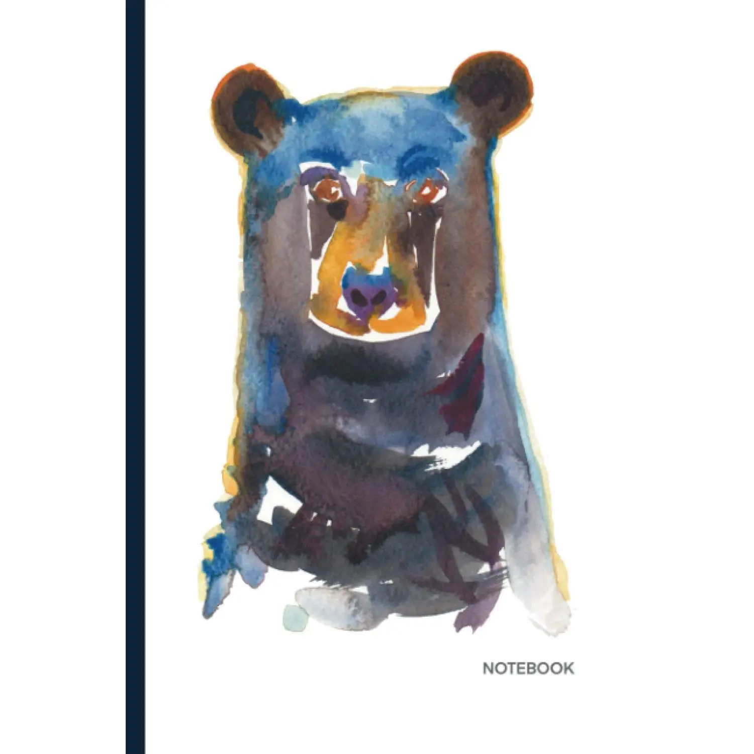 Bear notebook: Hikers and Campers 6x9inch 120 page simple lined journal for outdoor note making