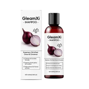 Gleamxi Onion Rosemary Hair Growth Shampoo, Haircare, Cleans Scalp, Nourishing Nourishes Frizzy Hair, Smooths and Adds Shine, Glossy, Moisturizing Formula, Moisture, Hydrate, Cleansing