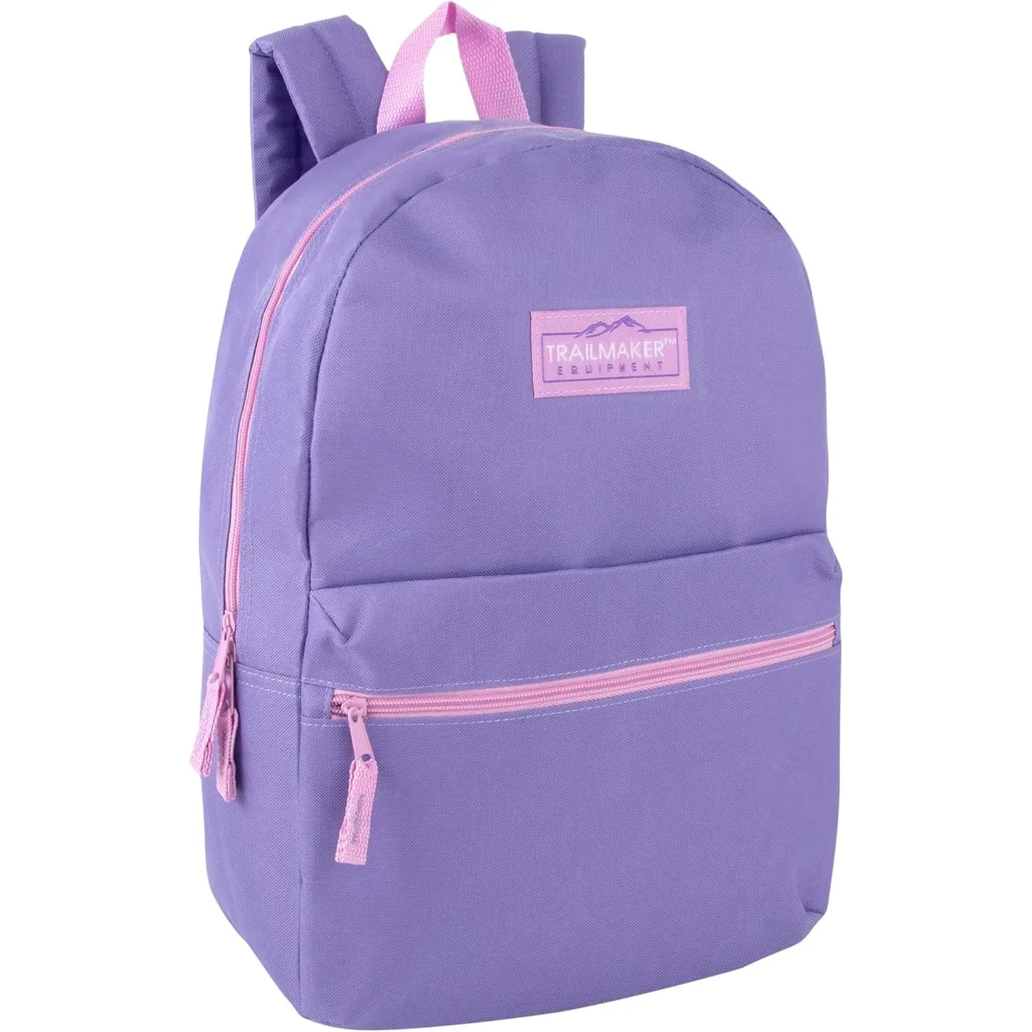 Trail maker Classic 17 inch Backpacks with Adjustable Padded Straps | School Backpacks for Girls, Boys (Purple)