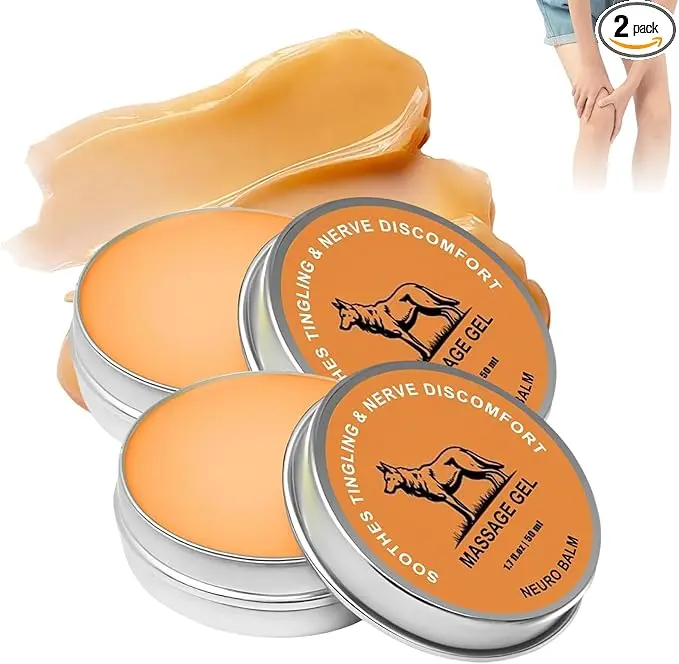 Nerve Relief Balm | Magnesium Balm for Neuropathy, Natural Joint Care Soothing Massage Cream, Arnica Oil, Camphor Blue, Chamomile Extract 50ml