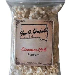 SD Snack Company Cinnamon Roll Popcorn (1.5oz) - Small Batch Flavor Crunchy