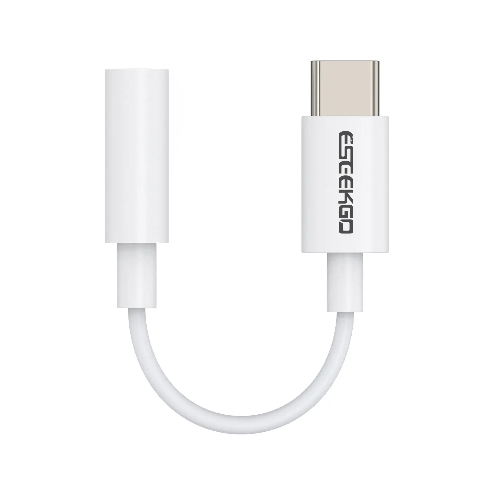 ESEEKGO USB Type C to 3.5mm Female Headphone Jack Adapter, USB C to Aux Audio Dongle Cable Cord Compatible for iPhone Samsung Galaxy Laptop/Headset/Speaker