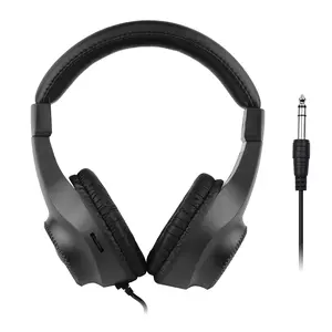 Over-ear Wired Stereo Monitor Headphones with ENC Smart Voice Assistant, 50mm Driver, 6.5mm Plug for Electronic Guitar Amplifiers, Electric Pianos and Devices