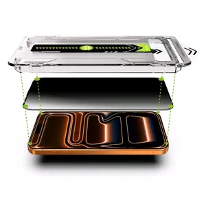 2 Packs  For iPhone 17 Pro Max Privacy Tempered Glass Screen Protector with Dust-Removal Easy App for iPhone 17 Pro Max - 9H Hardness, Easy Install, Anti-Scratch