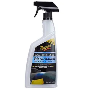 Meguiar's G3626 Ultimate Waterless Wash & Wax, Ready to Use and No Scratch Formula, 26 oz