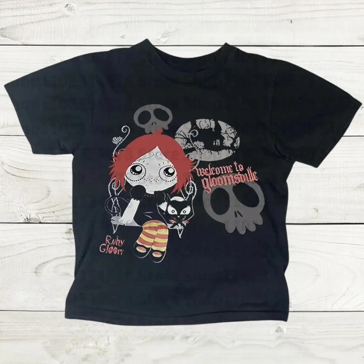 Vinatage Ruby Gloom Baby Tee, Retrto Women Shirt, Y2k Baby Tee 