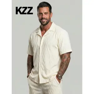 KZZ New Summer Casual Men's Sportswear Set - Comfortable & Stylish Menswear for Everyday Wear - Clothes